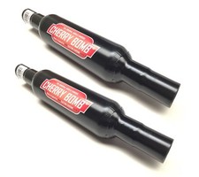 2x Cherry Bomb 3" Universal Centre Silencer Box Muffler Black - 5 YEAR GUARANTEE