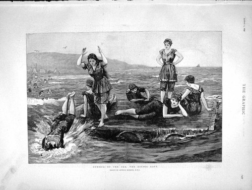 Original old antique print - antique,