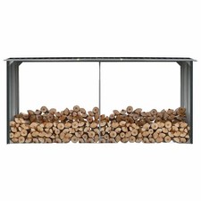 VidaXL Garden Log Storage Shed