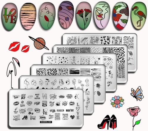Nail stamping plates - nail,