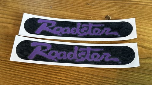 Roadster sill plate - roadster, decals