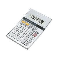 Sharp Silver 10-Digit Semi-Desktop Calculator EL-331ER