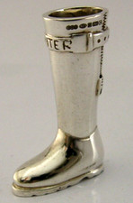 STERLING SILVER HUNTER BOOT