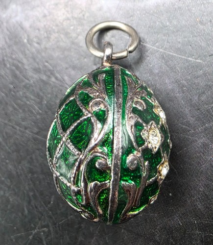 Vtg fabergé style egg crafted - style,