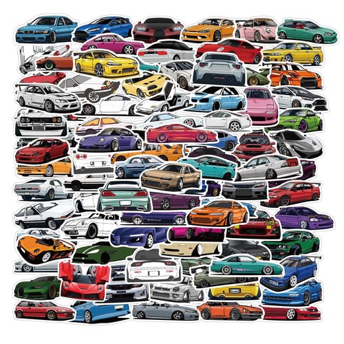100x jdm stickers car - jdm,