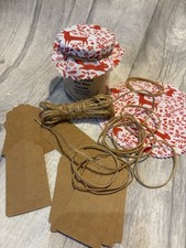 Christmas jam jar covers - jam,