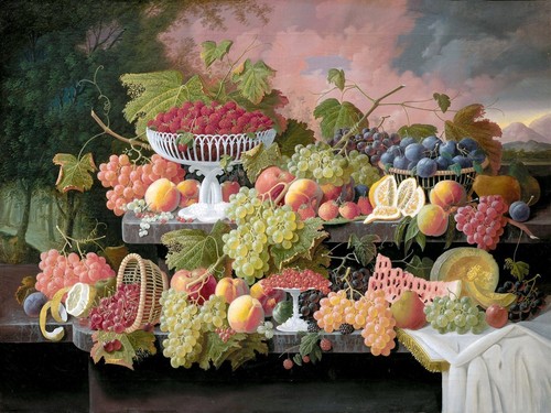 Fruit sunset landscape - sunset,