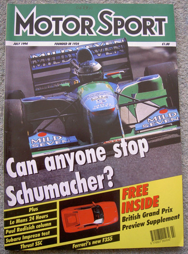 Motor sport - (july, 1994)