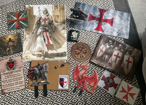 Knights templar canvas decals - templar,