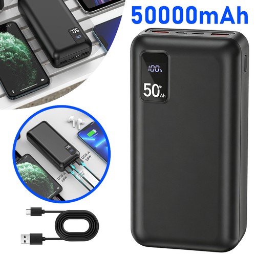 50000mah bank power fast - bank, 22.5w
