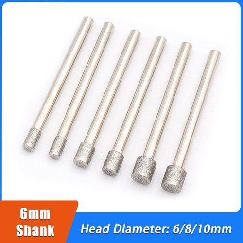 6mm shank extended cylindrical - 6mm,