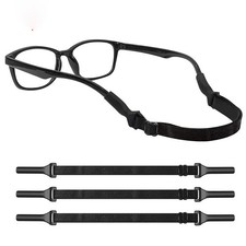 3Pcs Adjustable Glasses Strap Anti Slip Elastic Rope Cord Sport Eyewear Chain
