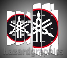 Yamaha DT DTR DT125R Grill Graphics (White, Black and Red)
