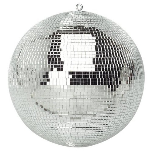 300mm shiny silver party disco - shiny,
