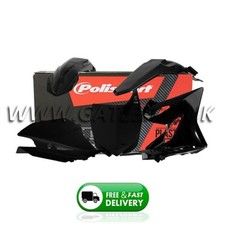 Yamaha YZ250 Polisport Plastics Kit 2015-2020 Black Plastic Panel Set