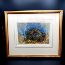 Original Watercolour Bird Nest