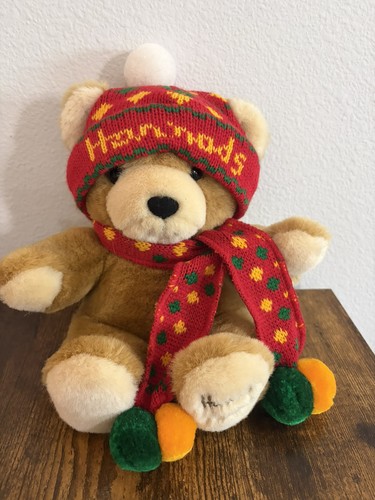 Rare harrods christmas bear - christmas,