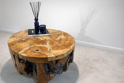 Solid teak root - root, coffee