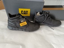 Caterpillar Mens Hendon Fleece Chukka Boots Black