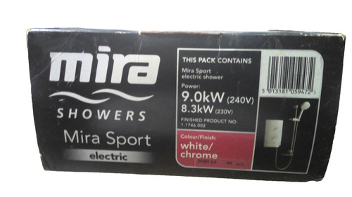 Mira sport white chrome - mira, 9.0