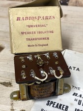 Speaker Isolating Transformer