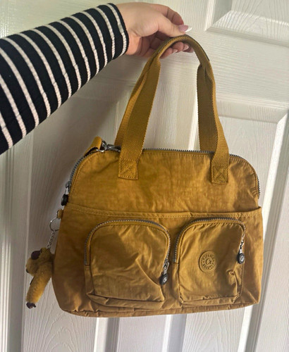 Kipling mustard yellow nylon - mustard,