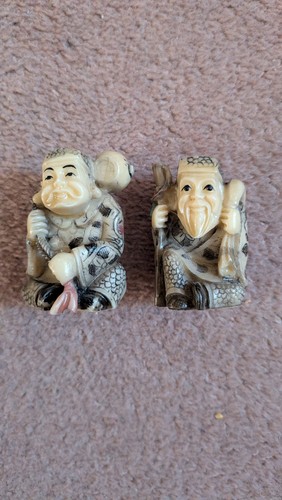 Two vintage japanese resin - vintage,
