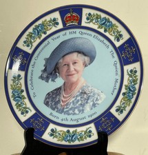COALPORT Limited Edition Plate - Queen Mother Centennial 2000