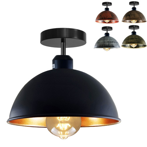 Vintage flush mount industrial - vintage,