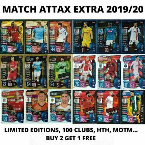 Match attax extra 2019 - match, 2019/20