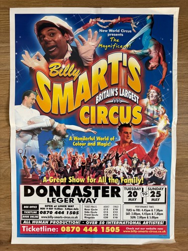 Billy smart circus poster - smart's,