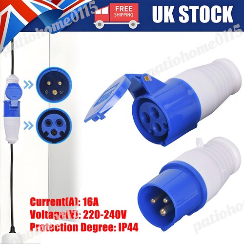 16a male plug socket - &,