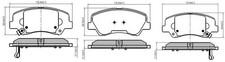 NAP Front Brake Pad Set for