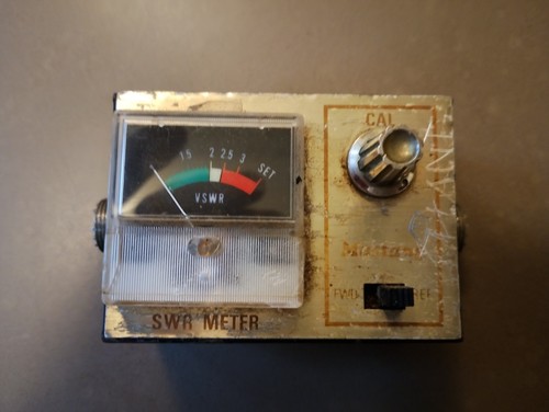 Swr meter vintage analog - swr,