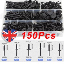 FOR BMW PLASTIC POP BLIND RIVETS WHEEL ARCHES SIDE SKIRTS SILLS BUMPER 150PCS