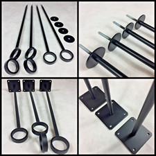 Bracket oven rod clothes rail oven rods wardrobe stove fireplace
