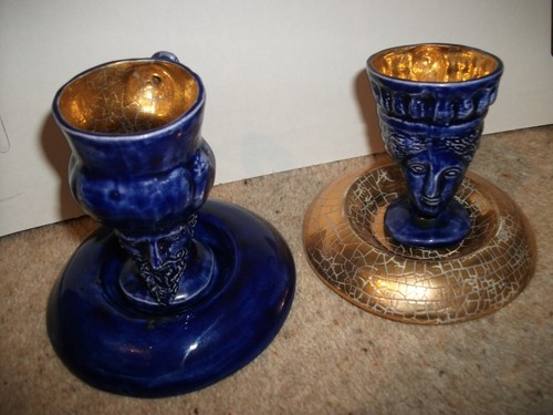 Pair unusual decorative - a,
