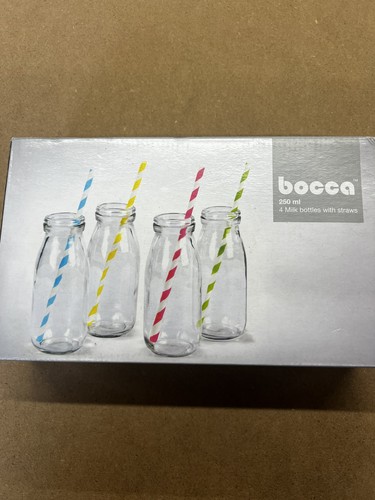 Mini glass milk bottles - mini, 250ml