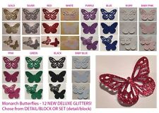 Butterflies (Monarch) DELUXE GLITTER PAPER Multi Listing 30 Pieces LIMITED STOCK