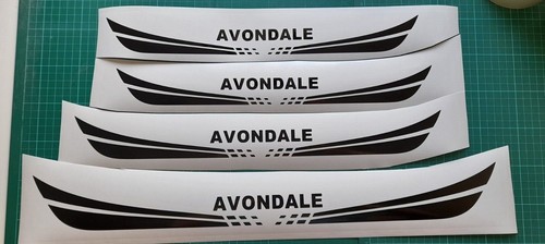 Avondale caravan set sticker - avondale,