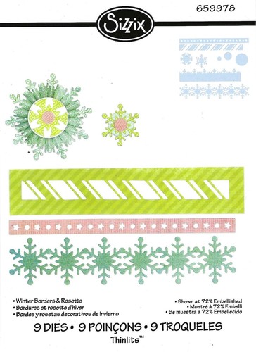 Sizzix thinlits winter borders - sizzix,