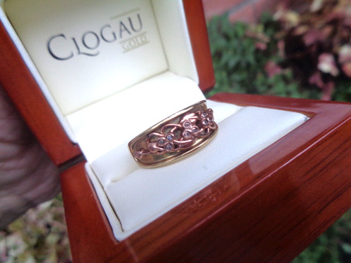 Clogau welsh gold - ring, diamond