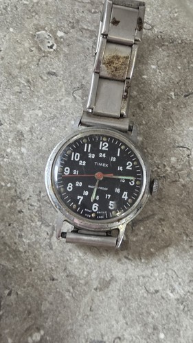Vintage mens timex 1970s army - vintage,