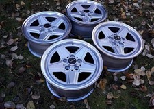 MERCEDES BENZ W124 W201 AMG PENTA GEN II WHEELS RIMS 7.5X16 RONAL RARE