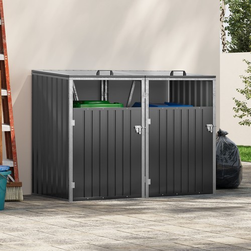 Double wheelie bin storage - double,