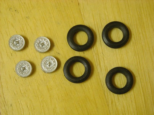 43rd scale mgb wheels - 1/43rd,