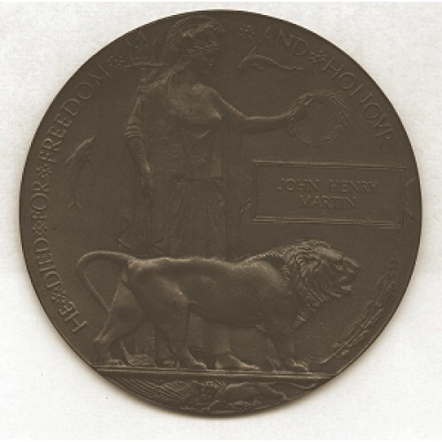 Ww1 death penny plaque - plaque,