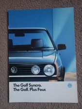 VOLKSWAGEN GOLF Syncro. Plus