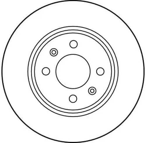 Brake disc vented df1663 - brake,