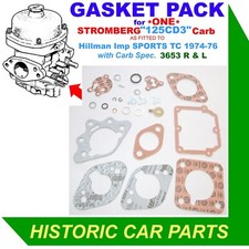 GASKET PACK for STROMBERG 125CD3 Carb 3653L/R on Hillman Imp SPORTS TC 1974-76
